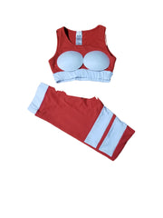 Yoga set Red and White - No weak points