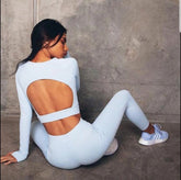 Powder blue Yoga set - No weak points