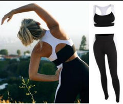 Black and White Yoga Set - No weak points