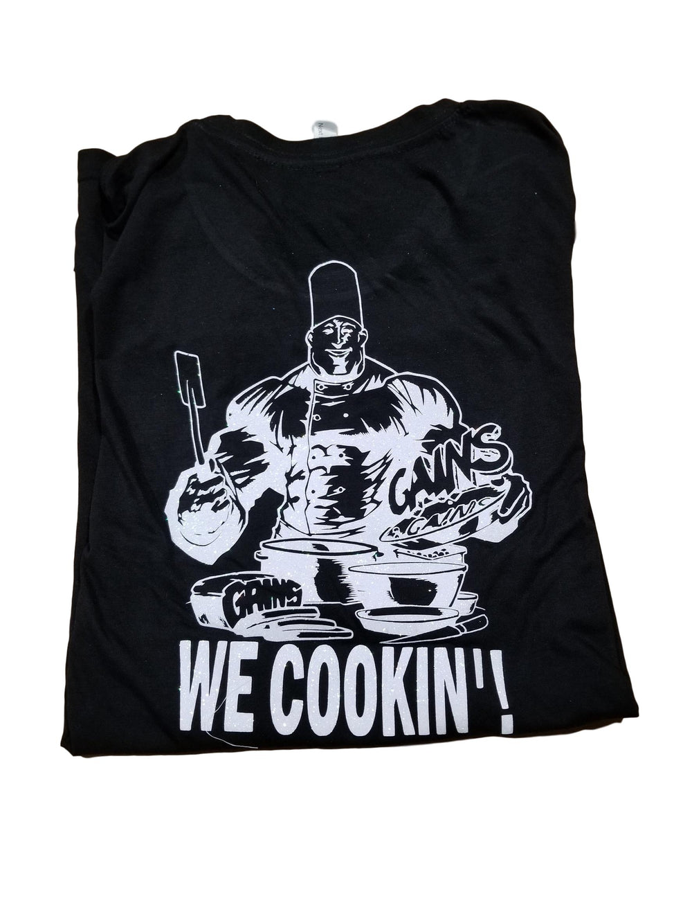 Black/White glittery tshirt - No weak points