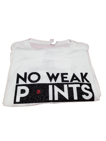 Black glittery tshirt - No weak points