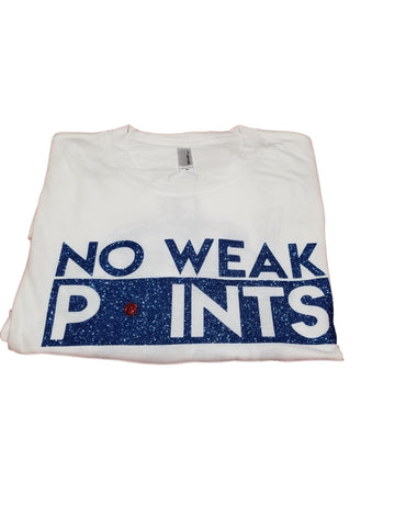 Blue dazzling tshirt - No weak points