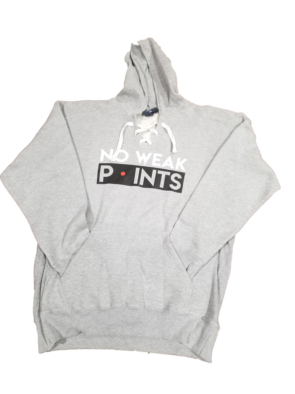 Custom laced hockey hoody - No weak points