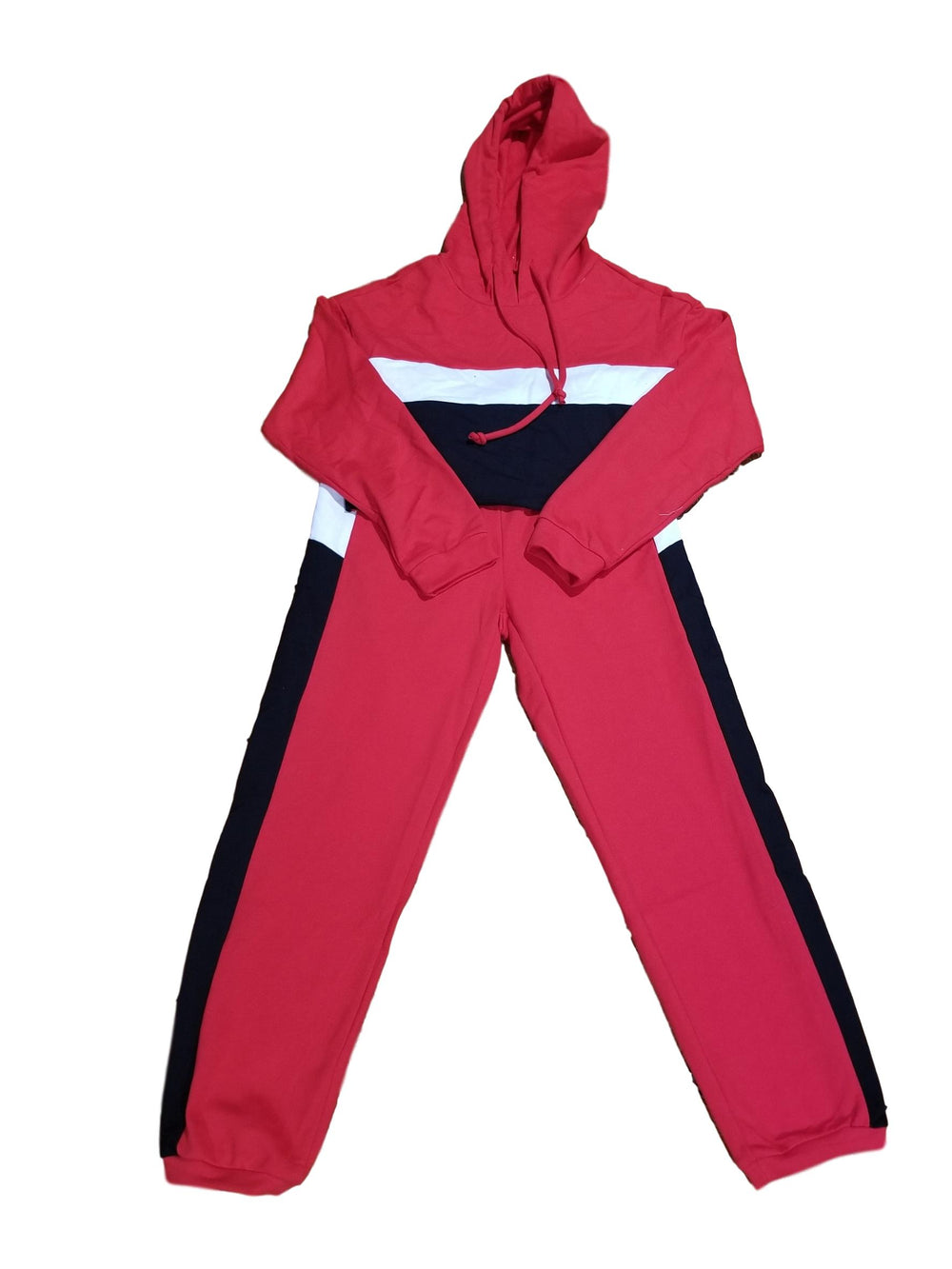 Red Crop hoody set - No weak points