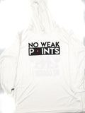 all white hoody - No weak points